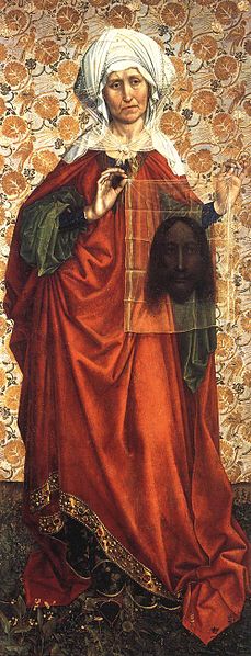 Saint Veronica by Robert Campin, dated 1410